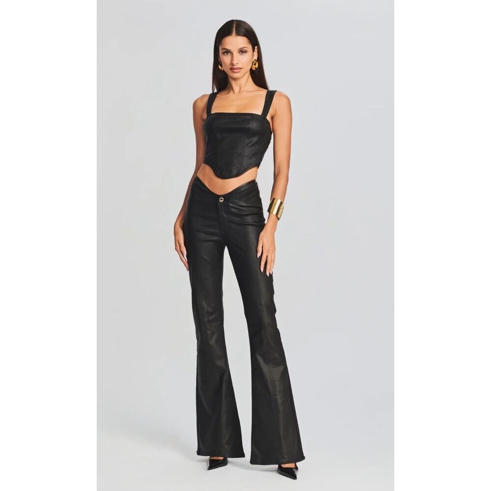 Retrofete Black Wide Leg Pants
